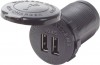 BLUE SEA USB AANSLUITING DUO 2X2,4A ROND 12/24V