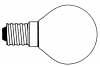 LAMP 220V 25W E14 KOGEL MAT