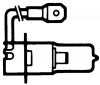 LAMP 12V 55W PK22S HALOGEEN