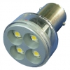 LED BA15D 8-30V 4LEDS 1,2W WW