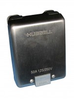 Hubbel contactdoos 50A